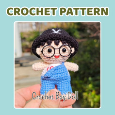 Handmade Crochet Boy Doll Pattern for Beginners