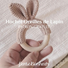 Hochet Oreilles de Lapin - Patron Gratuit