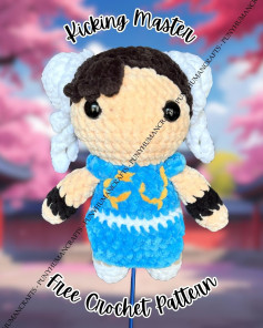 Kicking Master Amigurumi Free Crochet Pattern