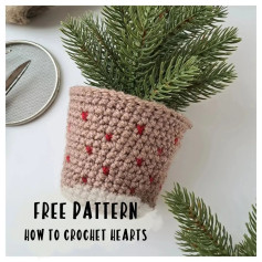 Learn to Crochet a Heart-Patterned Plant Cozy