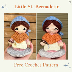 Little St. Bernadette Free Crochet Pattern for Beginners