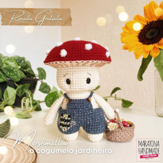 Marshmallow o cogumelo jardineiro