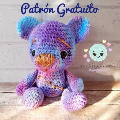 Osito Amigurumi Multicolor: Patrón Gratuito Para Tejedoras