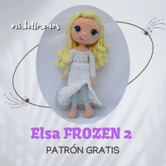 Patrón de amigurumi Elsa de Frozen 2 gratis