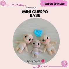 Patrón de amigurumi: Mini cuerpo base adorable