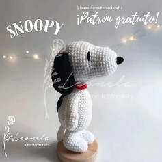 Patrón de crochet gratis para hacer a Snoopy