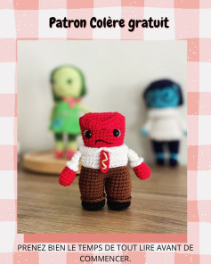 Patron de crochet gratuit pour le personnage Colère