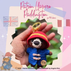 Patrón de Llavero de Oso Paddington Amigurumi Fácil de Hacer