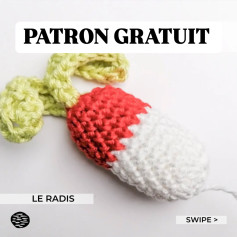 Patron Gratuit: Crochetez Votre Propre Petit Radis Facilement