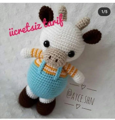 Sevimli Amigurumi Zürafa Ücretsiz Tarif