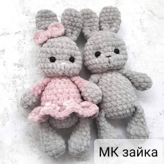 Схема вязания зайки крючком: милые игрушки для детей