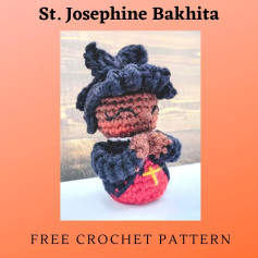 St. Josephine Bakhita Amigurumi Free Crochet Pattern