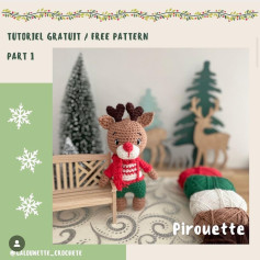 Tutoriel Crochet Renne de Noël Amigurumi Gratuit - Partie 1
