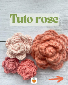 Tutoriel de crochet pour réaliser des roses magnifiques