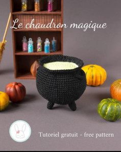 Tutoriel pour crocheter un chaudron magique en laine