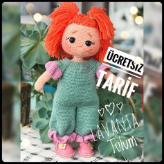 Ücretsiz Lavanta Tulum Tarifi ile Sevimli Bebek Örgü Modeli