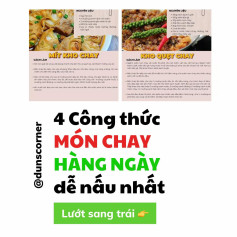 4 món chay siêu ngon và dễ nấu