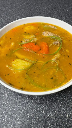 A steaming pot of Jamaican chicken soup will fix just about anything… belly full, heart warm, vibes right. 🥣 💛🇯🇲