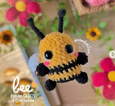 Abeja Amigurumi: Patrón Gratis para Tejer en Casa