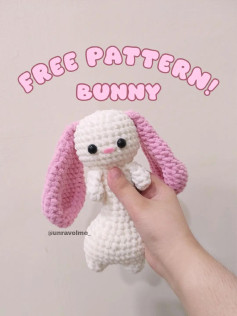 Adorable Crochet Bunny Free Pattern for Beginners bunny