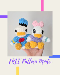 Adorable Crochet Duck Characters Free Pattern