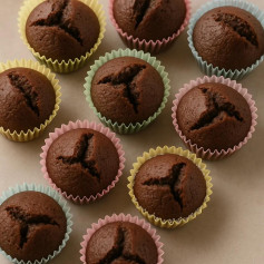 Apam Coco / Apam Coklat Recipe (about 25–30 small cups)
