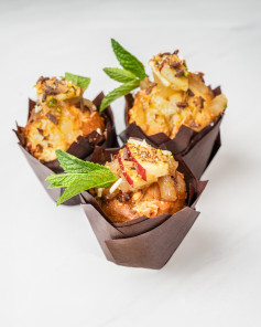 Bánh nướng xốp táo caramel: Lễ kỷ niệm ngọt ngào trong từng miếng cắn