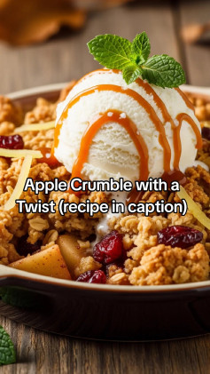 Apple Crumble with a Twist