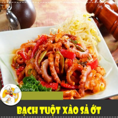 Bạch Tuộc Xào Sả Tế - Hương Vị Đậm Đà, Cay Nồng