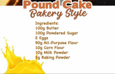Bakery Style Pound Cake