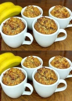Banana Oat Muffins in a Mug