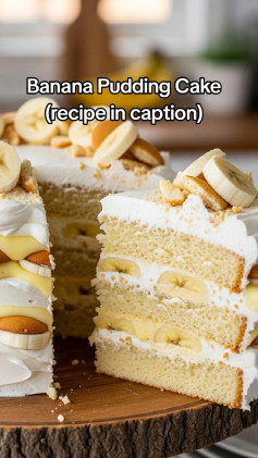 Banana Pudding Cake
