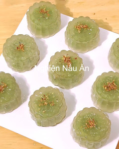 Bánh Bột Báng Đậu Xanh Hương Trà Xanh Thanh Mát