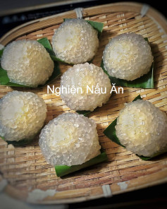 Bánh Bột Báng Đậu Xanh Nước Cốt Dừa Thơm Ngon