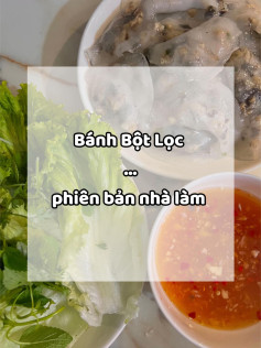 BÁNH BỘT LỌC phiên bản nhà làm