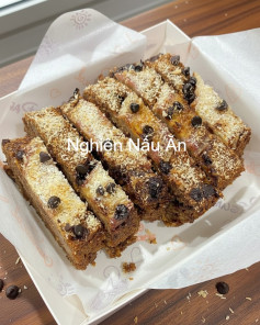 Bánh Chuối Yến Mạch Sô-cô-la Dừa Giòn Rụm Thơm Ngon