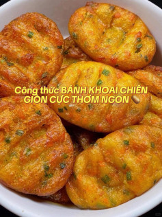 BÁNH KHOAI CHIÊN GIÒN CỰC THƠM NGON 🥔