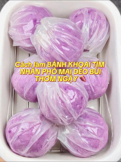 BÁNH KHOAI TÍM NHÂN PHÔ MAI DẺO BÙI, THƠM NGẬY 🍠