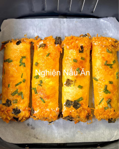Bánh Mì Cuộn Chà Bông Rong Biển Giòn Rụm