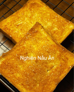 Bánh Mì Nướng Bơ Mật Ong Giòn Ngọt