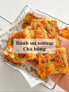 bánh mì nướng chà bông
