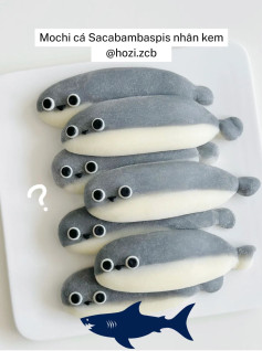 Bánh Mochi Thanh Hình Cá Sacabambaspis (🐟) | Ăn Một Miếng Hết Một Con