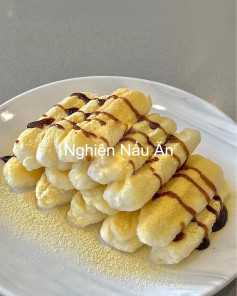 Bánh Nếp Đậu Nành Rưới Đường Nâu Thơm Ngon