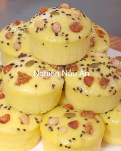Bánh Ngô Hấp Mềm Mịn Vị Ngọt Tự Nhiên Thơm Mè