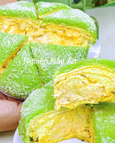 Bánh Phúc Sĩ Lá Dứa Mềm Mịn, Thơm Ngậy Dừa