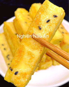 Bánh Sữa Chiên Giòn Mè Đen Thơm Ngon