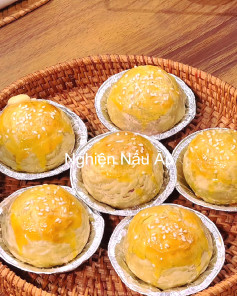 Bánh Tart Khoai Môn Phô Mai Thơm Lừng Mè Rang