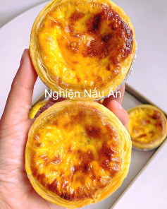Bánh Tart Trứng Khoai Môn Thơm Ngon Đậm Đà Vị Quê