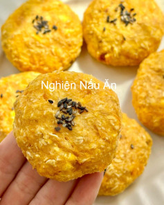 Bánh Yến Mạch Khoai Lang Mè Đen Giòn Ngon