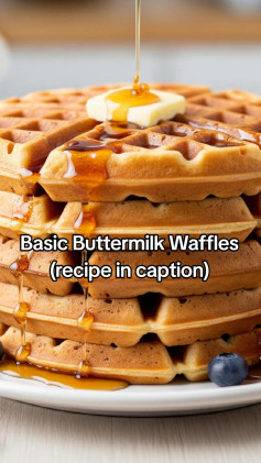 Basic Buttermilk Waffles